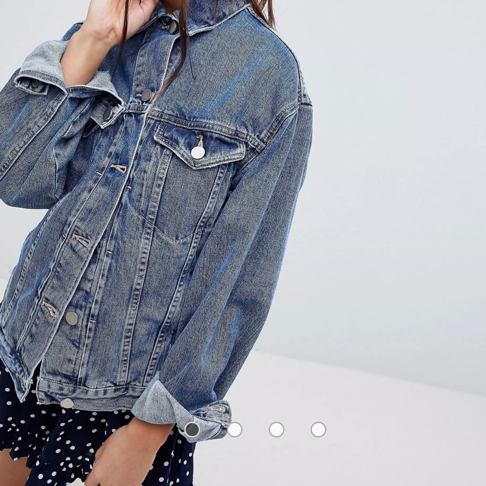 ASOS boyfriend oversized denim jacket